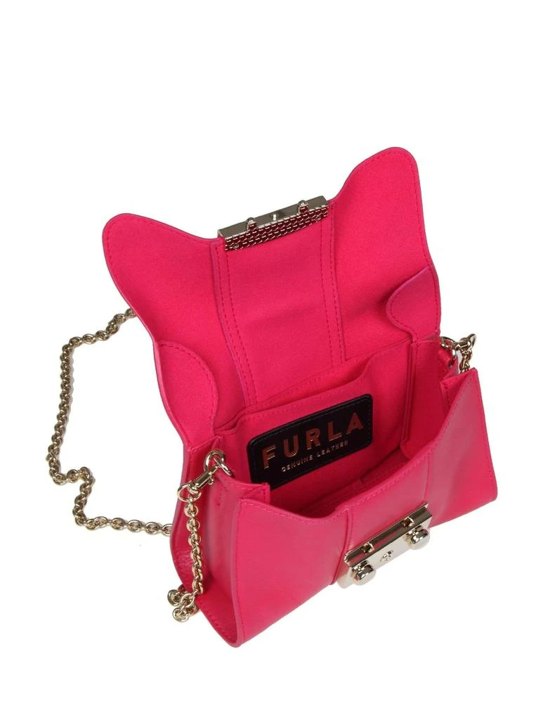 商品Furla|Metropolis Remix Mini In Pop Pink Color Leather,价格¥2427,第4张图片详细描述