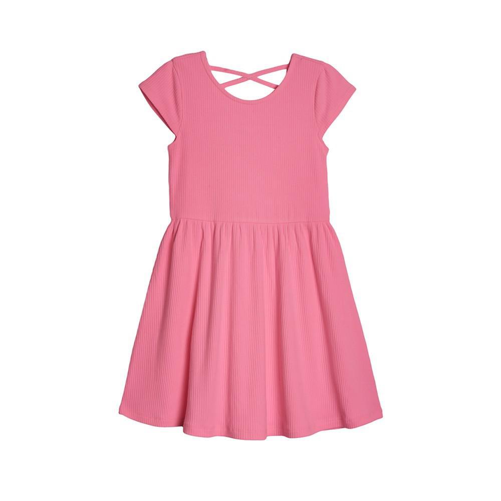 商品Epic Threads|Little Girls Cross Back Skater Dress, Created For Macy's,价格¥176,第1张图片