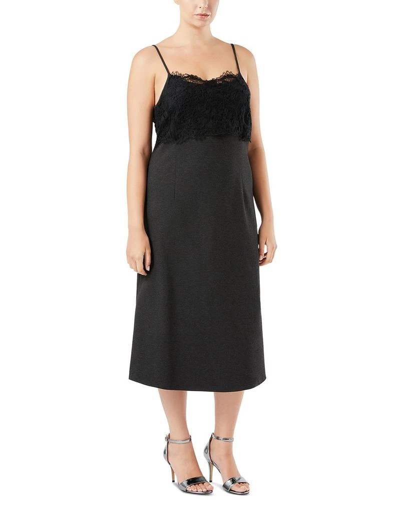 商品Marina Rinaldi|Pitti Lace Trim Slip Dress,价格¥3857,第1张图片