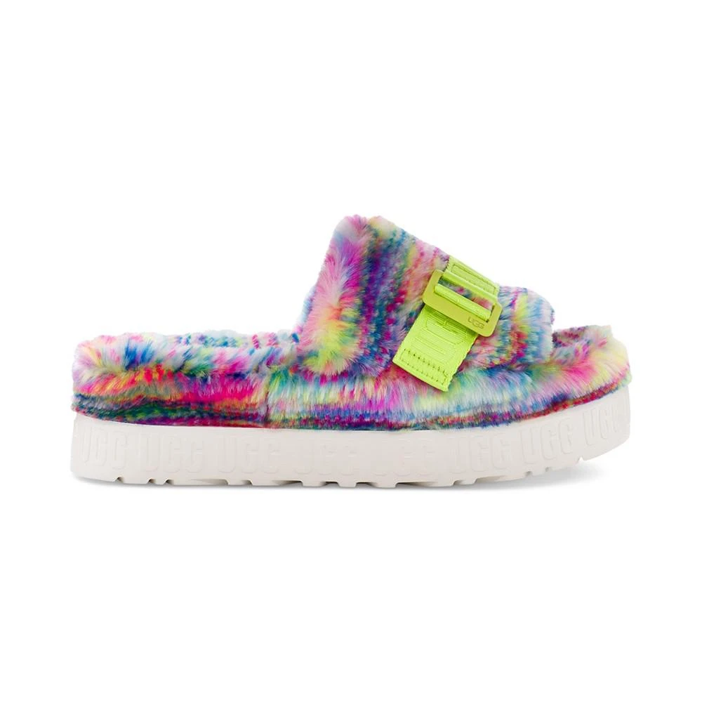 商品UGG|Women's Fluffita Pixelate Platform Sandals,价格¥449,第2张图片详细描述