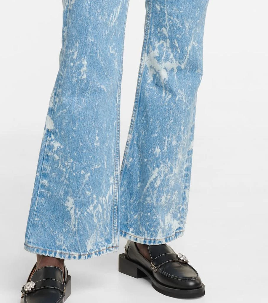 商品Ganni|Betzy high-rise flared jeans,价格¥545,第5张图片详细描述