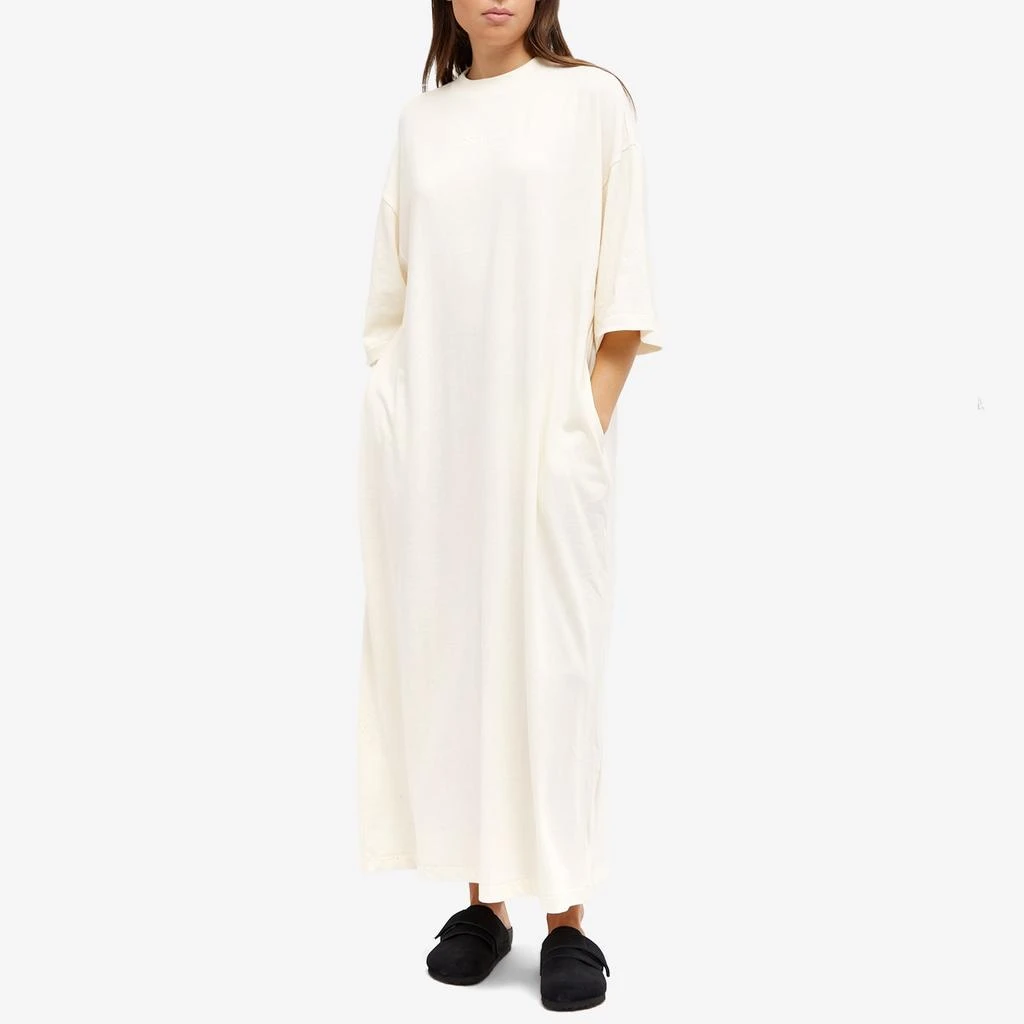 商品Essentials|Fear of God ESSENTIALS Essentials 3/4 Sleeve Dress - Cloud Dancer,价格¥329,第4张图片详细描述