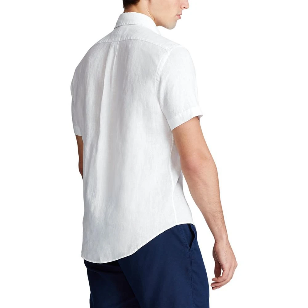 商品Ralph Lauren|Men's Short-Sleeve Linen Button-Up,价格¥589-¥920,第2张图片详细描述