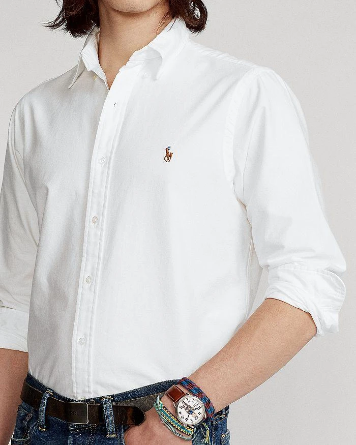 商品Ralph Lauren|Classic Fit Long Sleeve Cotton Oxford Button Down Shirt,价格¥926,第4张图片详细描述