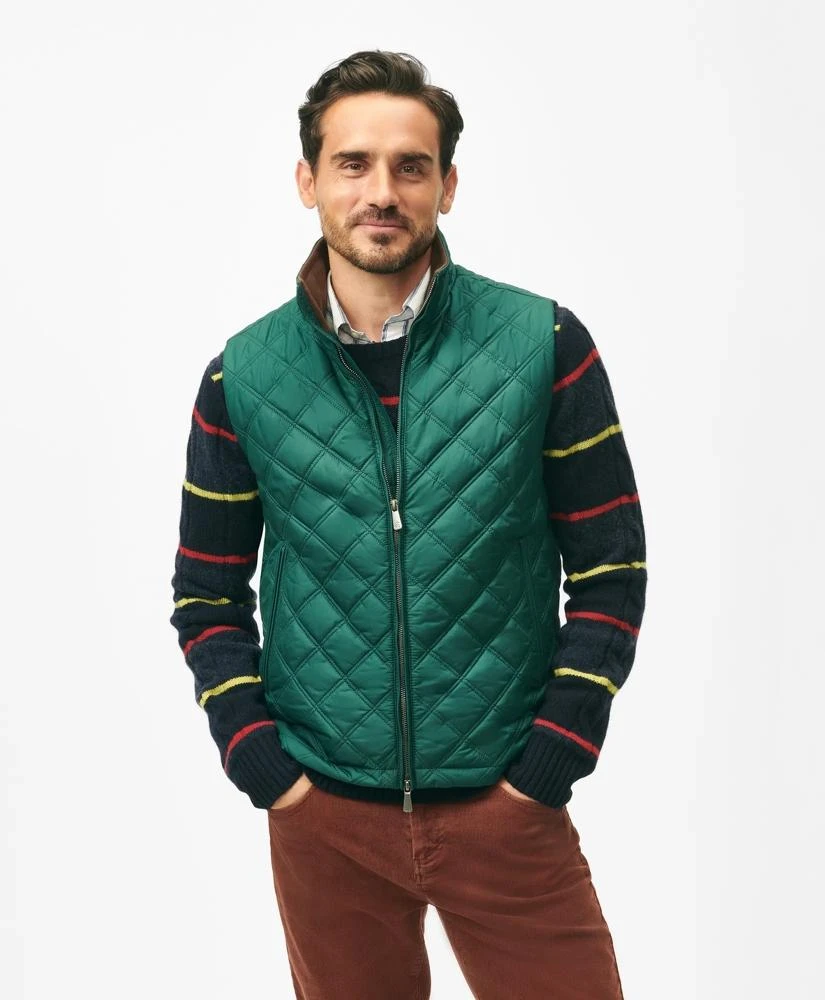 商品Brooks Brothers|Paddock Diamond Quilted Vest,价格¥489,第1张图片