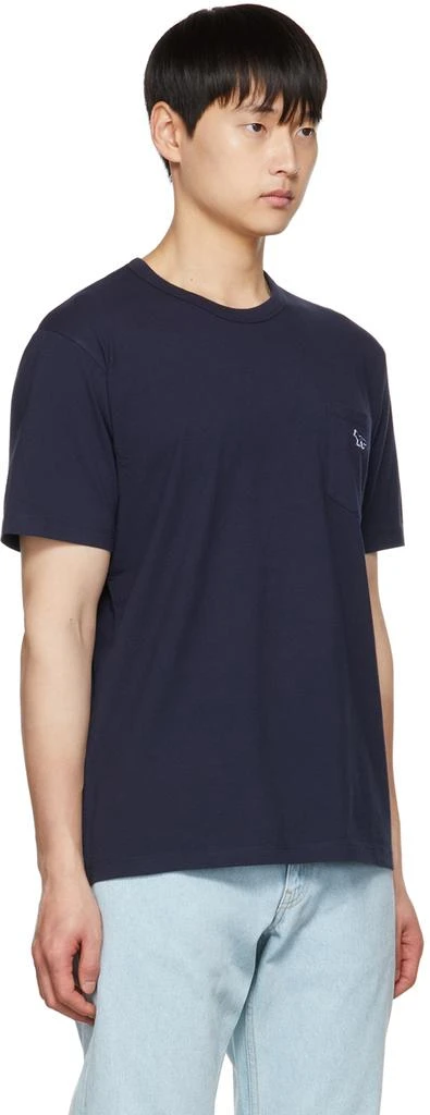 商品Maison Kitsune|Navy Baby Fox Patch T-Shirt,价格¥263,第2张图片详细描述