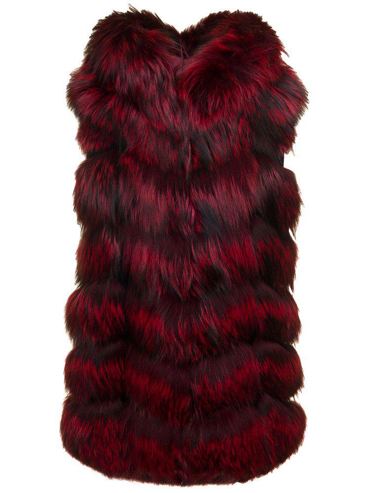 Frame Reversible Fur Vest Jacket商品第1张图片规格展示