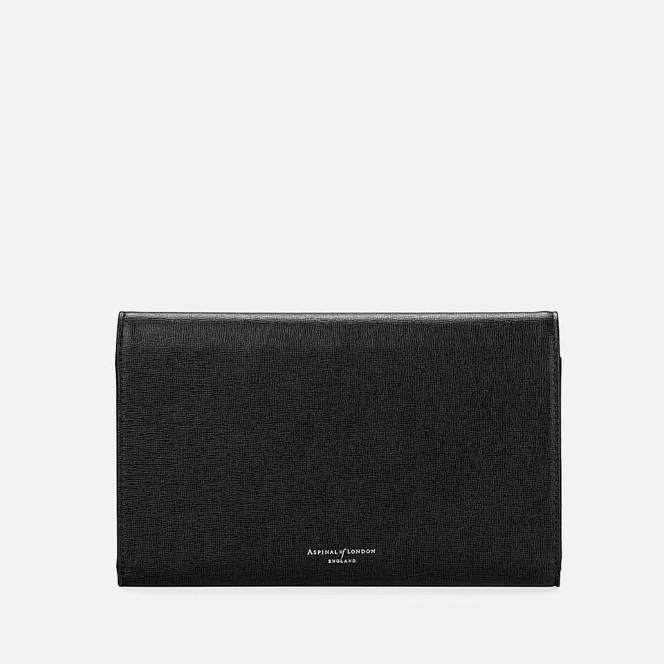 商品Aspinal of London|Aspinal of London Travel Wallet - Classic - Black,价格¥277,第3张图片详细描述