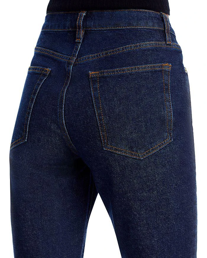 商品FRAME|The Borrowed High Rise Ankle Slim Leg Jeans in Taboo,价格¥1823,第5张图片详细描述