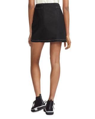 商品Maje|Jombi Contrast Topstitched Mini Skirt,价格¥834,第2张图片详细描述
