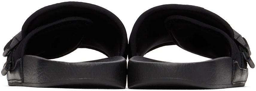 商品Alexander McQueen|Black Infinity Slides,价格¥374,第4张图片详细描述