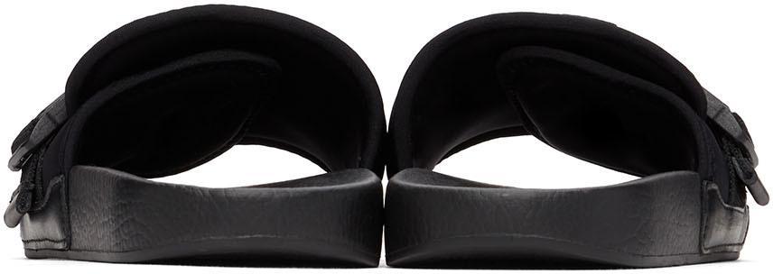 商品Alexander McQueen|Black Infinity Slides,价格¥1038,第6张图片详细描述