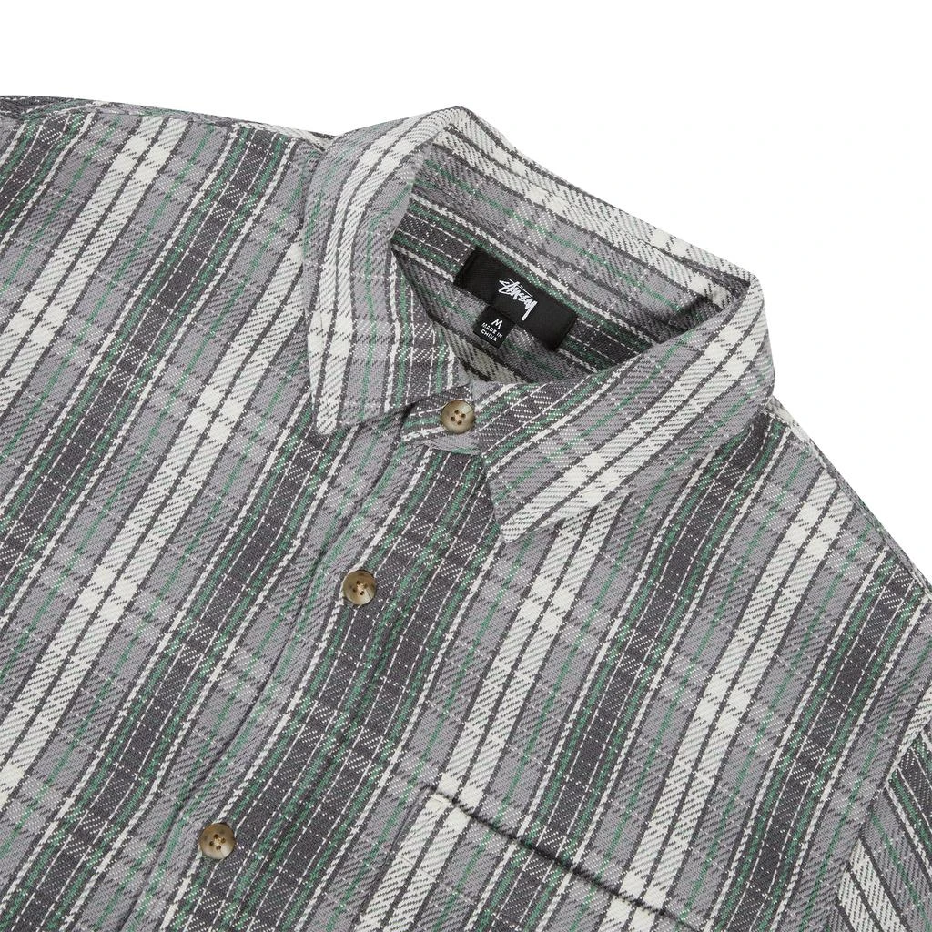 商品STUSSY|Beach Plaid Long Sleeve Button Down - men's,价格¥1024,第2张图片详细描述