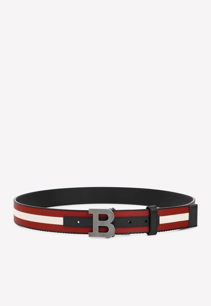 商品Bally|Leather B Buckle Belt,价格¥1448,第1张图片