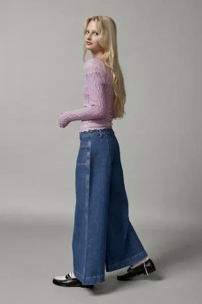 BDG Joey A-Line Wide-Leg Patch Pocket Jean 商品