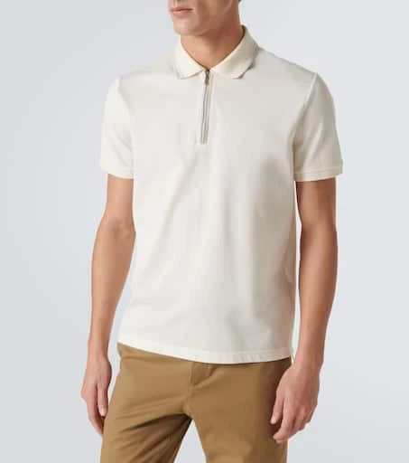 商品Loro Piana|Regatta cotton-blend piqué polo shirt,价格¥6131,第3张图片详细描述