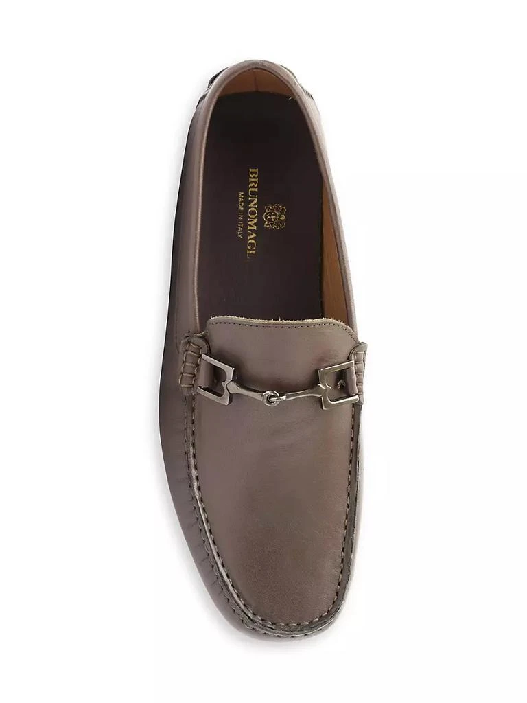 商品Bruno Magli|Xander Leather Driver Loafers,价格¥1876,第5张图片详细描述