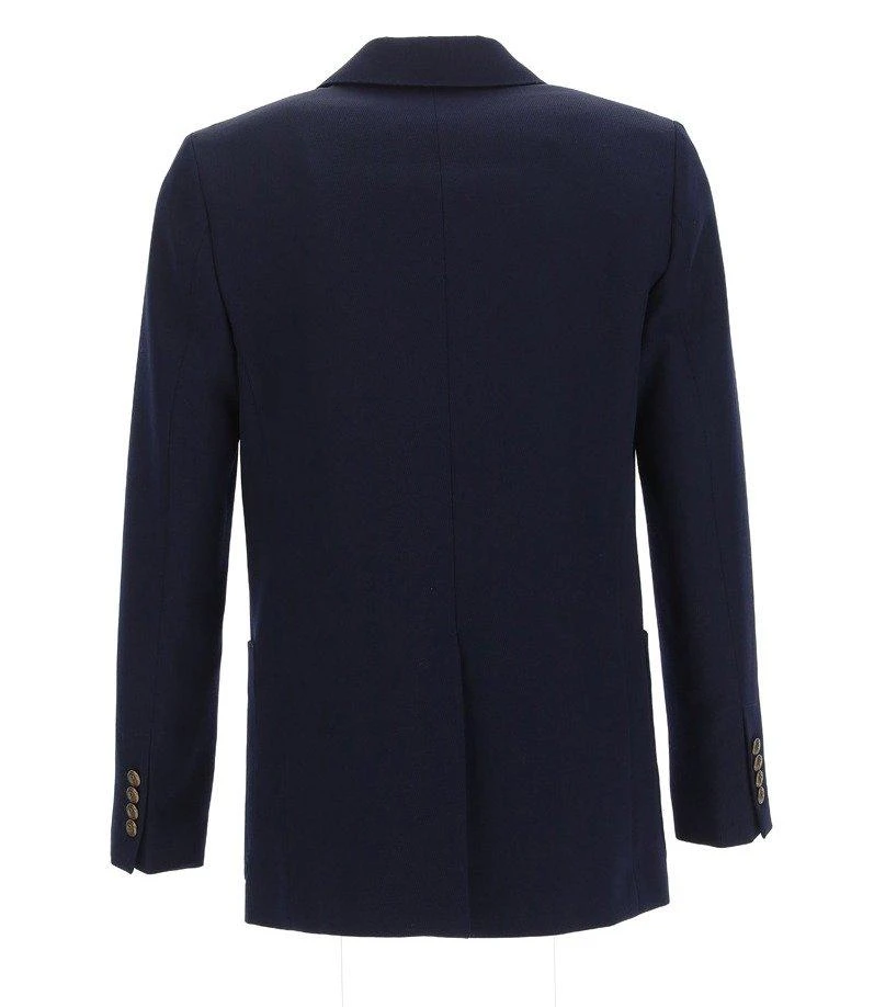 商品AMI|AMI Paris Double-Breasted Tailored Blazer,价格¥2746-¥3376,第2张图片详细描述