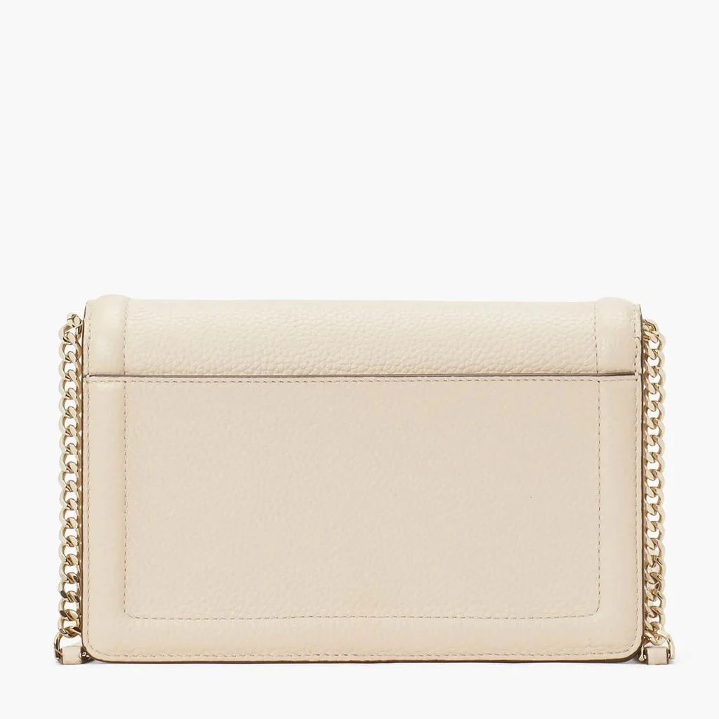 商品Kate Spade|Kate Spade New York Women's Knott Pebbled Flap Cross Body Bag - Milk Glass,价格¥1483,第3张图片详细描述