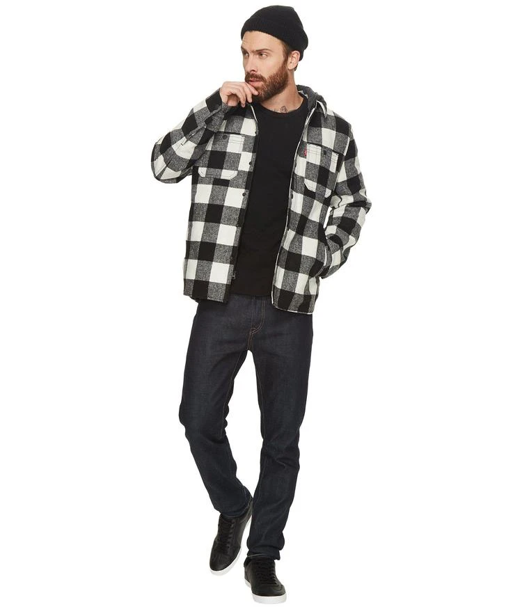 Wool Blend Trucker with Jersey Hood and Soft Sherpa Lining 商品