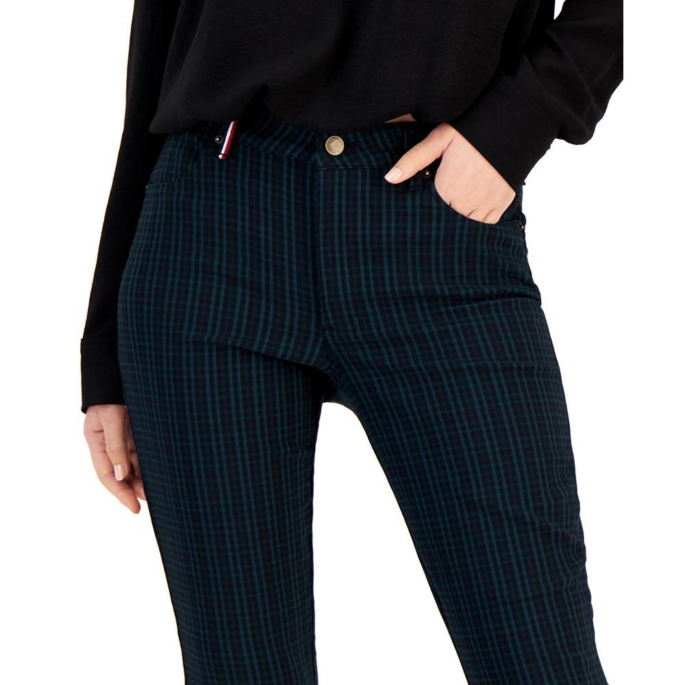 商品Tommy Hilfiger|Women's Plaid Tribeca Skinny-Leg Ankle Pants,价格¥665,第6张图片详细描述
