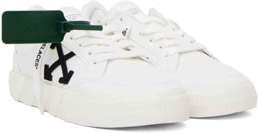 White Low Vulcanized Sneakers商品第4张图片规格展示
