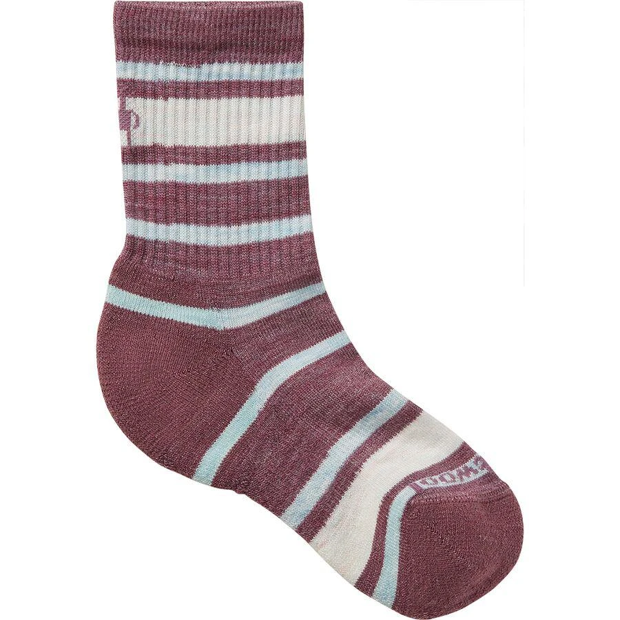 商品SmartWool|Hike Light Cushion Striped Crew Sock - Kids',价格¥58,第1张图片