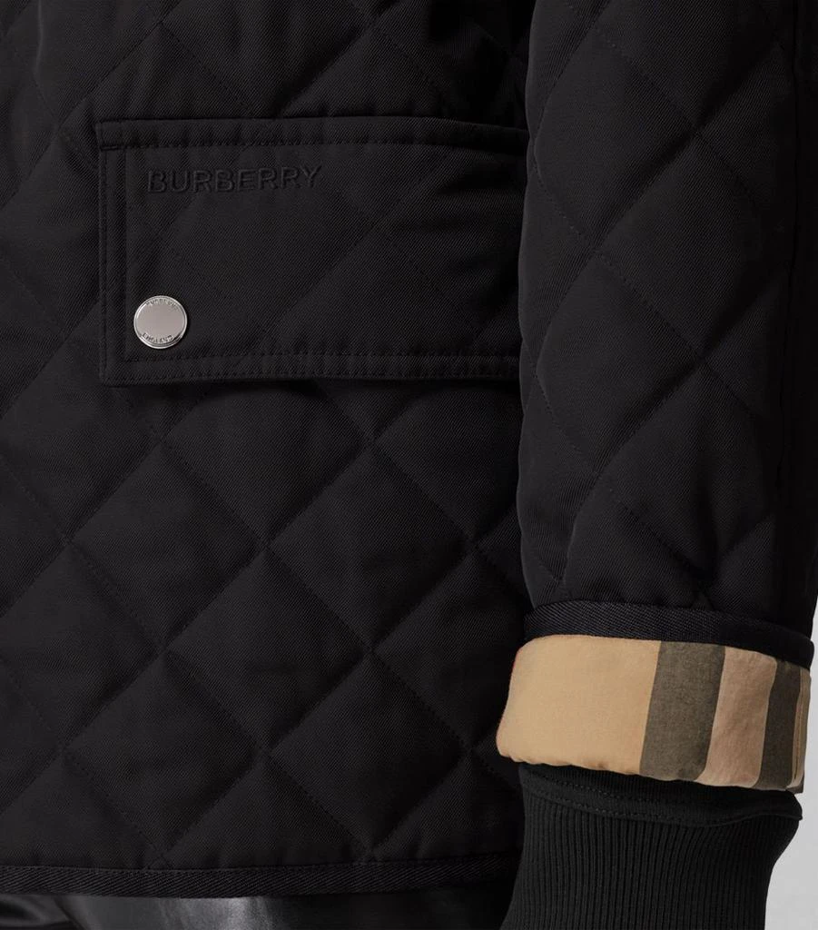 Diamond-Quilted Hooded Jacket 商品