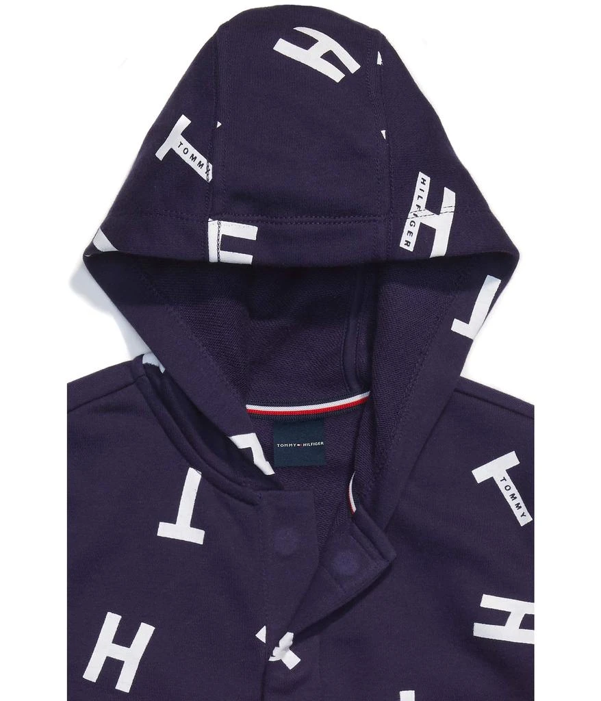 商品Tommy Hilfiger|Jules Magnetic Front Closure Hoodie (Little Kids/Big Kids),价格¥396,第3张图片详细描述