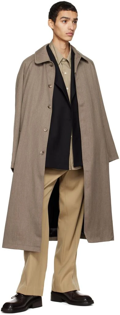 商品mfpen|SSENSE Exclusive Taupe Installation Coat,价格¥1998,第4张图片详细描述
