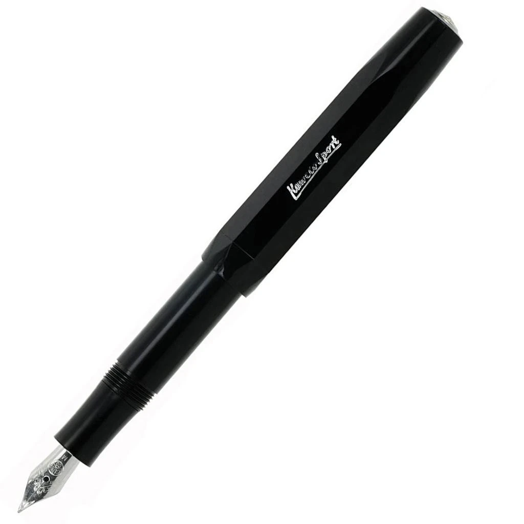 商品Kaweco|Kaweco Fountain Pen Skyline Sport Black Plastic Broad Nib 10000764,价格¥184,第1张图片