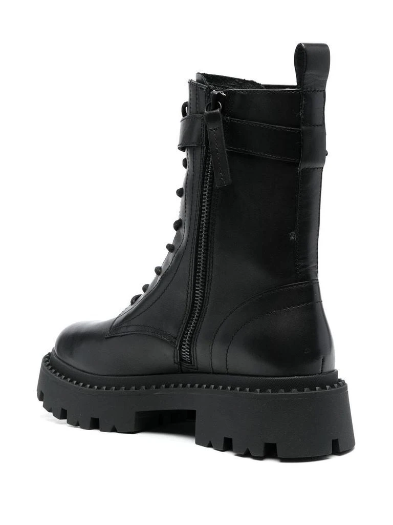 商品Ash|Ash Black Calf Leather Gena Ankle Boots,价格¥1955,第3张图片详细描述