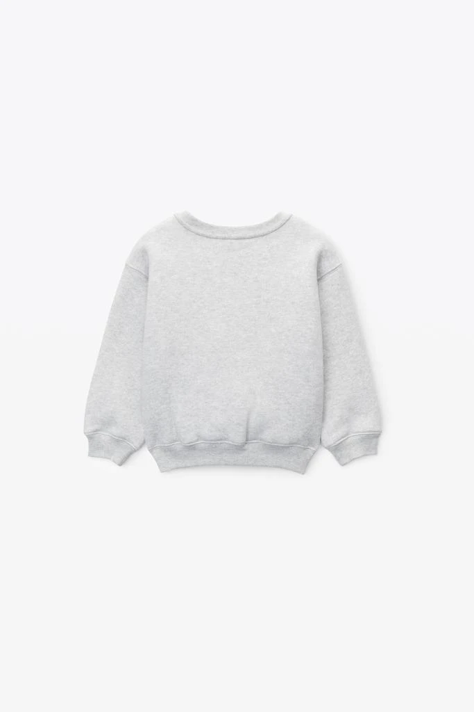 商品Alexander Wang|KIDS LOGO SWEATSHIRT IN ESSENTIAL TERRY,价格¥456,第5张图片详细描述