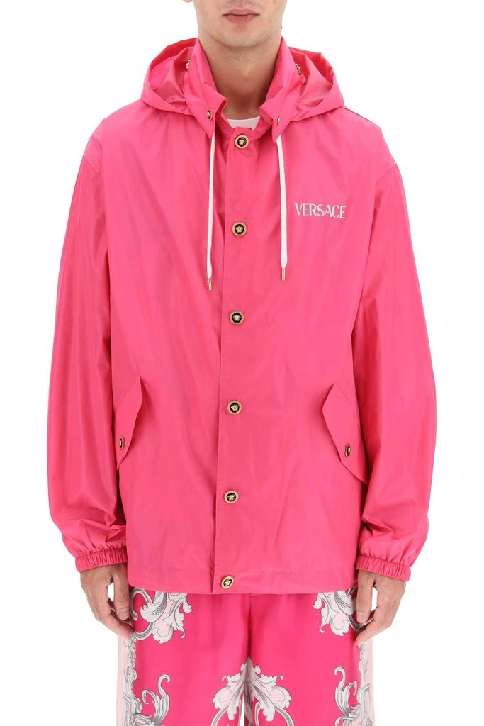 商品Versace|Versace Light Windbreaker Jacket With Medusa Buttons,价格¥7859,第2张图片详细描述