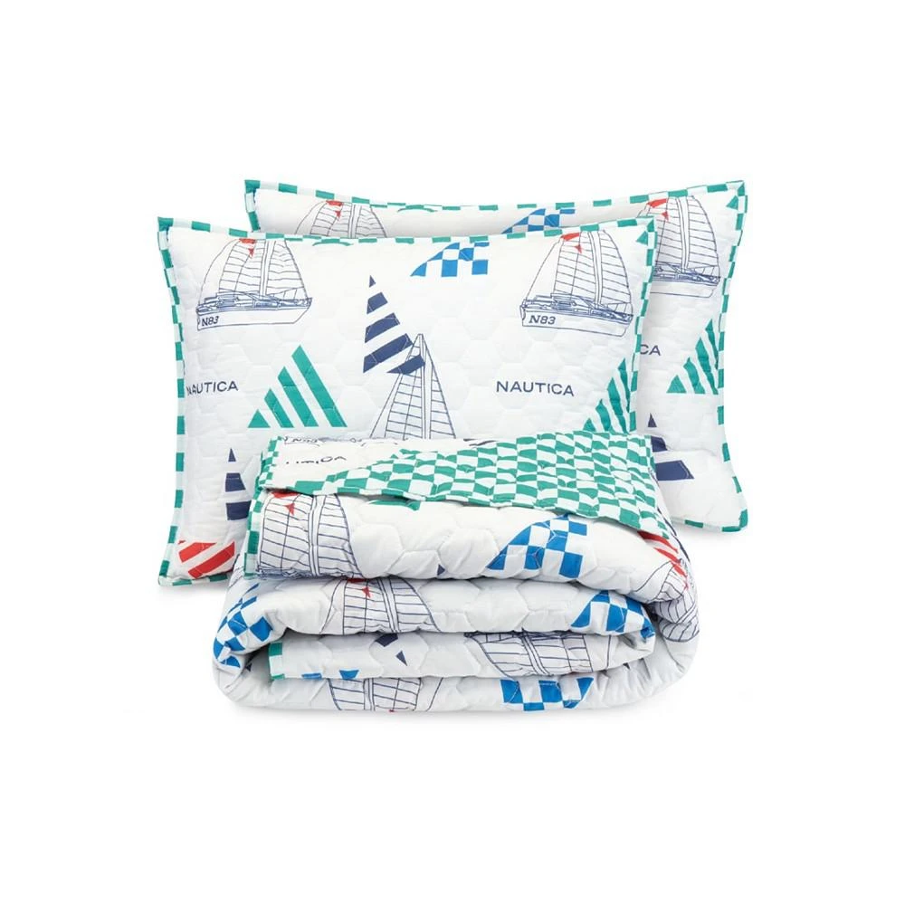 商品Nautica|Kids Sailboat 2-Piece Twin/Twin XL Quilt Set,价格¥1180,第1张图片