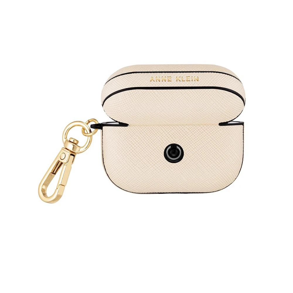 商品Anne Klein|Women's Ivory Saffiano Leather AirPods Pro Case,价格¥225,第4张图片详细描述