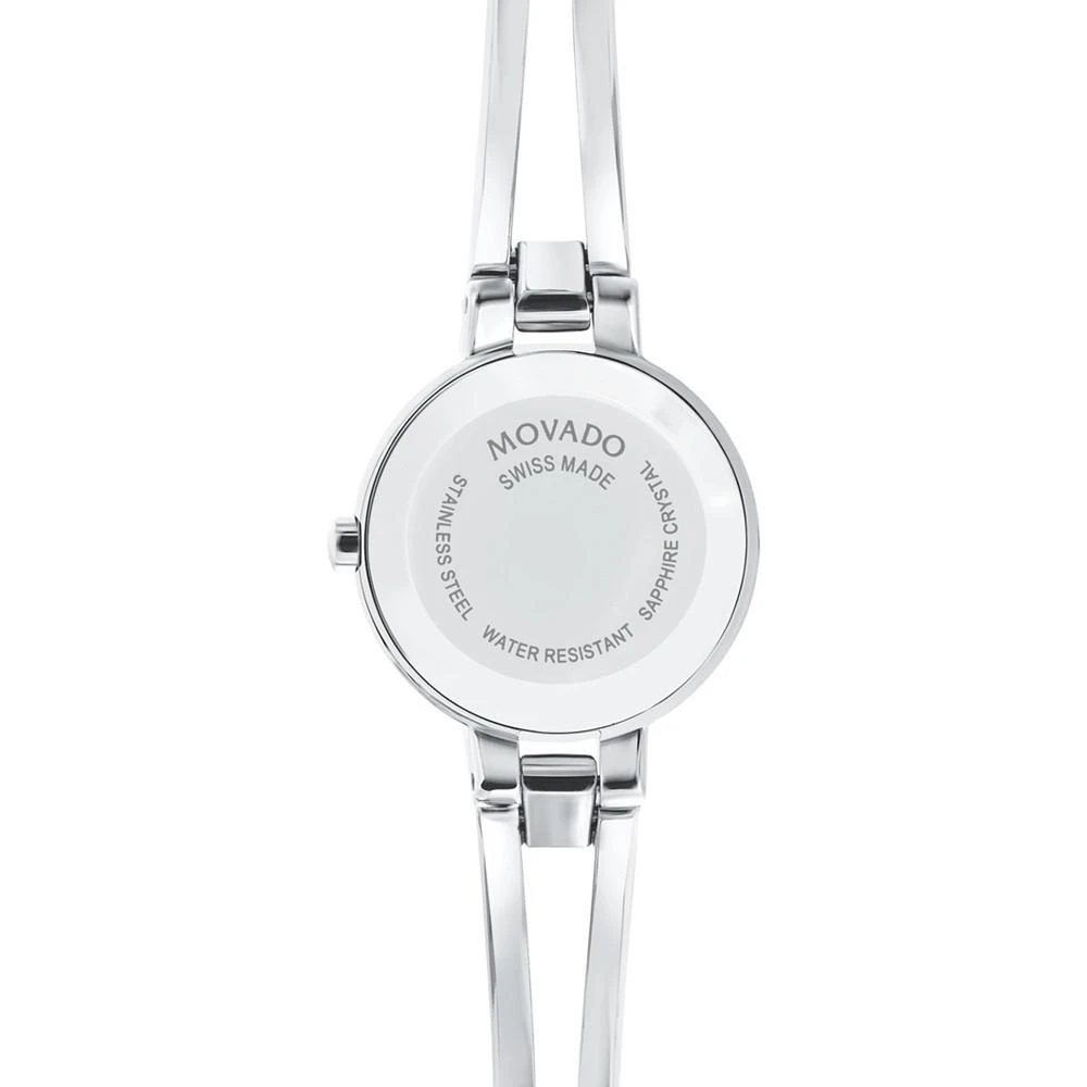 商品Movado|Women's Swiss Amorosa Stainless Steel Bangle Bracelet Watch 24mm,价格¥3260,第3张图片详细描述