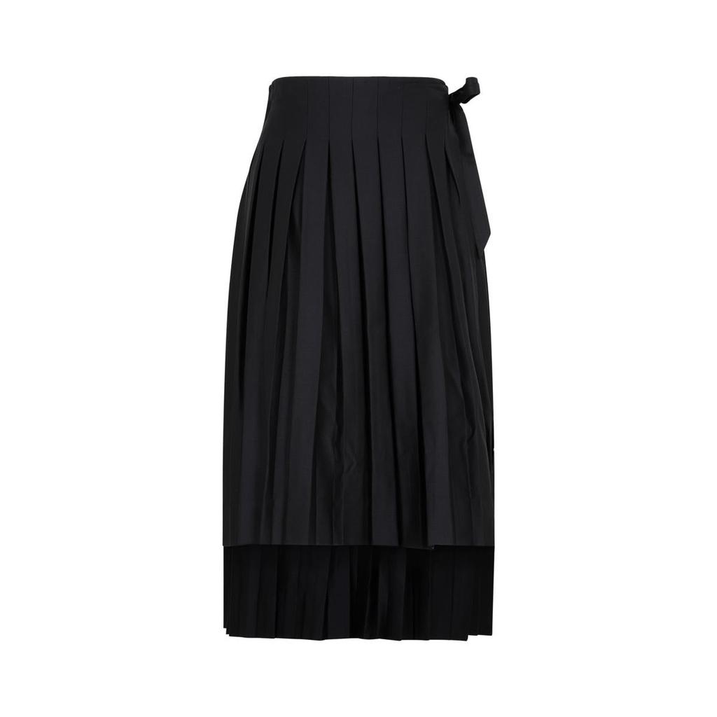 SIMONE ROCHA  PLEATED APRON MIDI SKIRT商品第1张图片规格展示