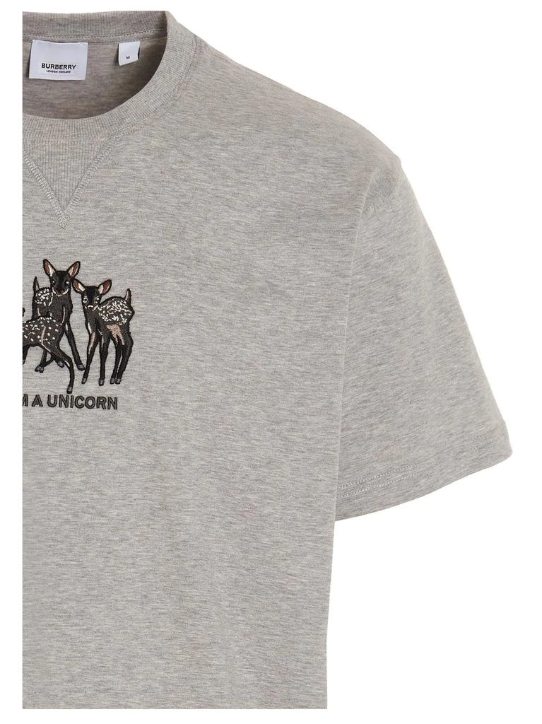 商品Burberry|Burberry men's grey other materials t shirt,价格¥2671,第3张图片详细描述