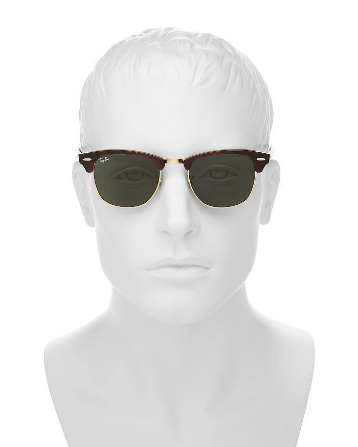 商品Ray-Ban|Unisex Classic Clubmaster Sunglasses, 51mm,价格¥1204,第4张图片详细描述