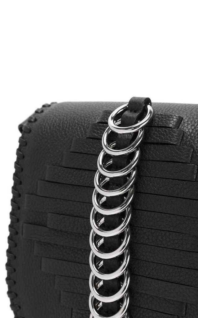 商品Alexander Wang|Black Leather Lia Sling Crossbody Bag,价格¥7457,第4张图片详细描述
