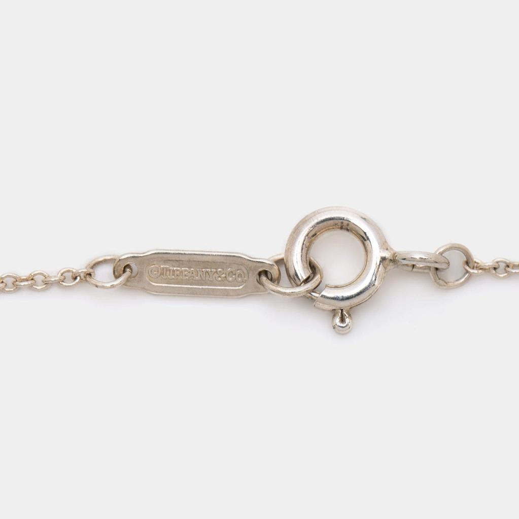 Tiffany & Co. Sterling Silver Rubedo Interlocking Circles Pendant Necklace商品第10张图片规格展示