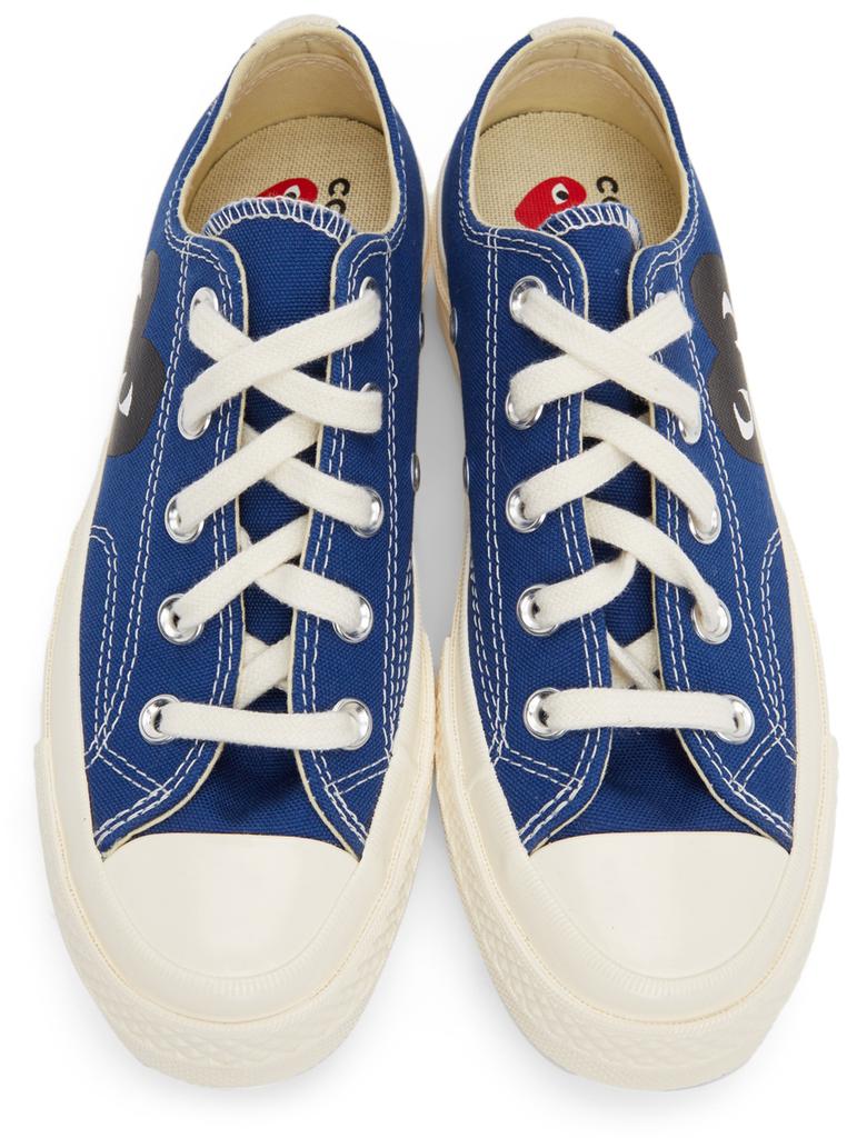 Blue Converse Edition Half Heart Chuck 70 Low Sneakers商品第5张图片规格展示