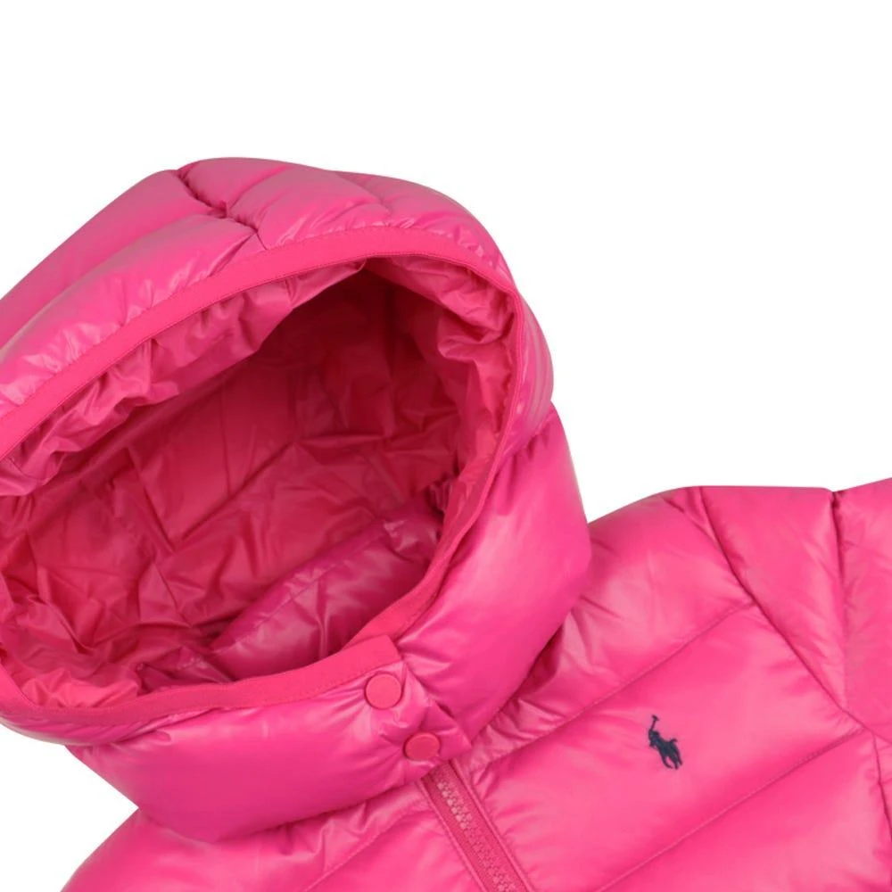 商品Ralph Lauren|Pink Hooded Padded Jacket,价格¥965,第2张图片详细描述