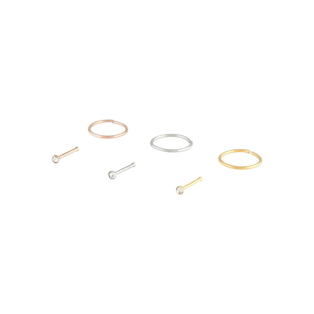 商品Lovisa|Small Diamante Pin Nose Ring 6 Pack,价格¥191,第1张图片