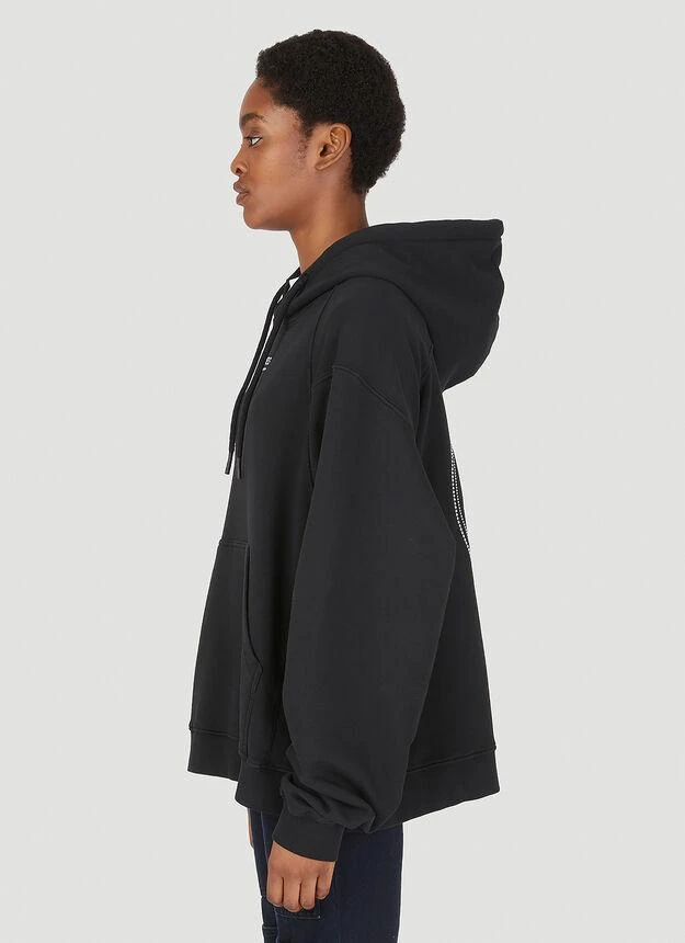 商品LOURDES|Logo Hooded Sweatshirt in Black,价格¥1116,第3张图片详细描述