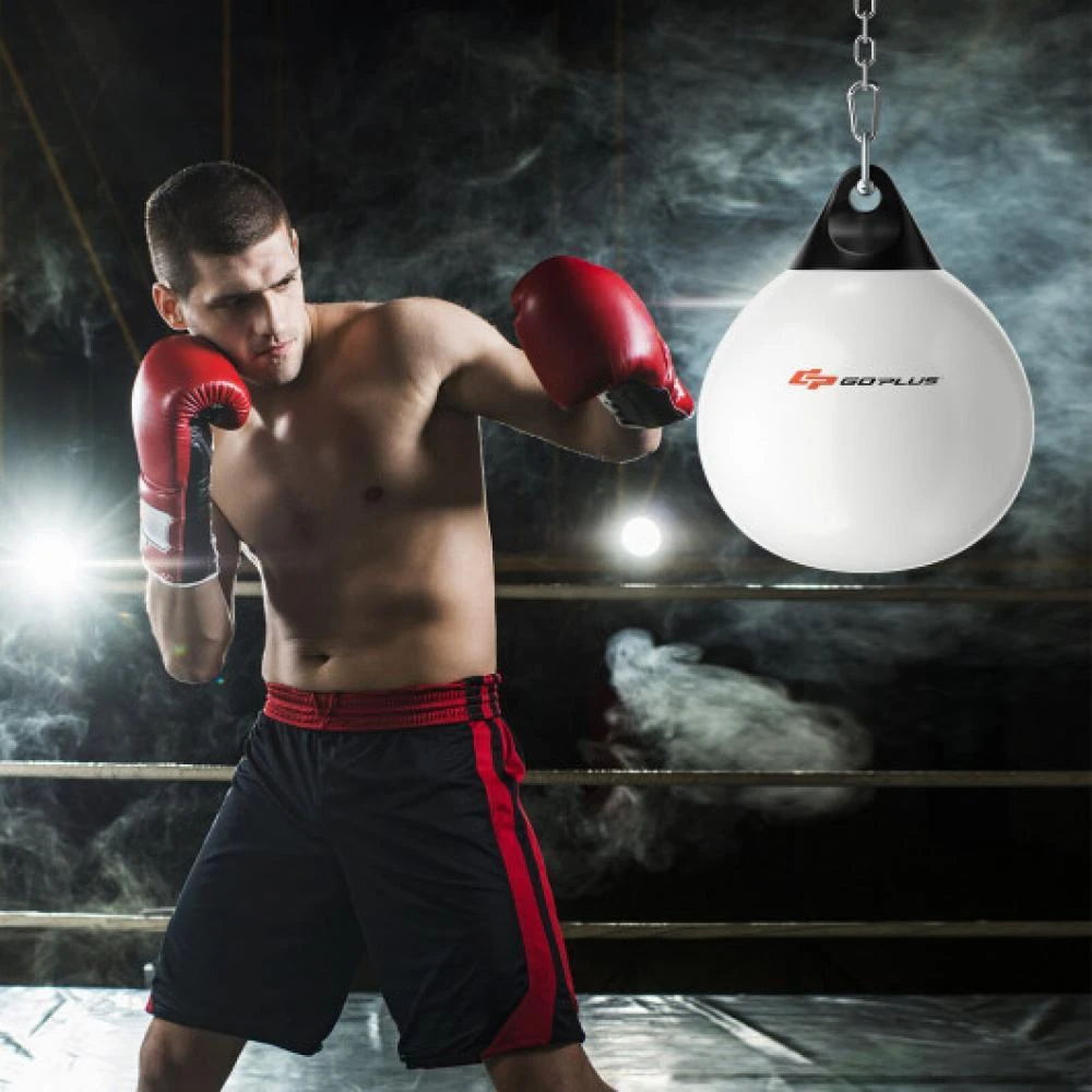 18 Inch 110 Pound Heavy Punching Water Aqua Bag with Adjustable Metal Chain-Red 商品