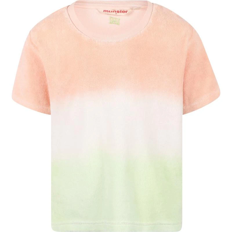 商品Munster|Tie dye terry t shirt in pastel colors,价格¥386,第1张图片