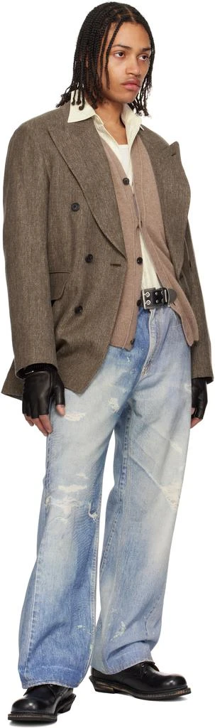 商品Our Legacy|Black Studded Double Tongue Belt,价格¥2534,第3张图片详细描述