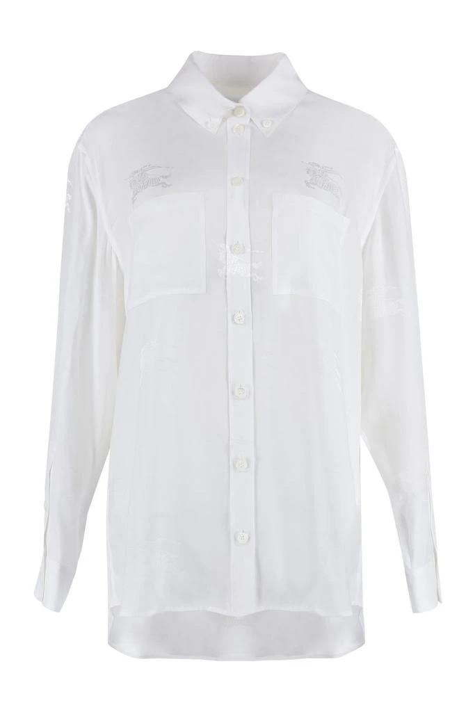 商品Burberry|Burberry Long-Sleeved Buttoned Shirt,价格¥5395,第1张图片